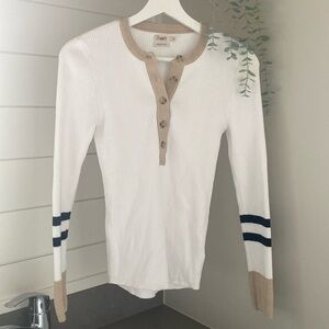 Faherty Mikki Henley Women’s Sweater Sz Small